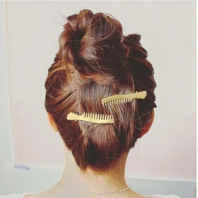 1PC Hair Clip Hot Sale Women Headwear Casual Scissors Pattern New Fashion Hair Clip Hair Barrettes Apparel Accessories Headpiece