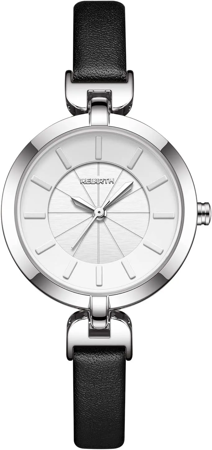 Avaner Ultra Slim Leather Watch for Women, Small Face Leather Watch, Analog Quartz Wrist Watch, Ladies Elegant Dress Watch