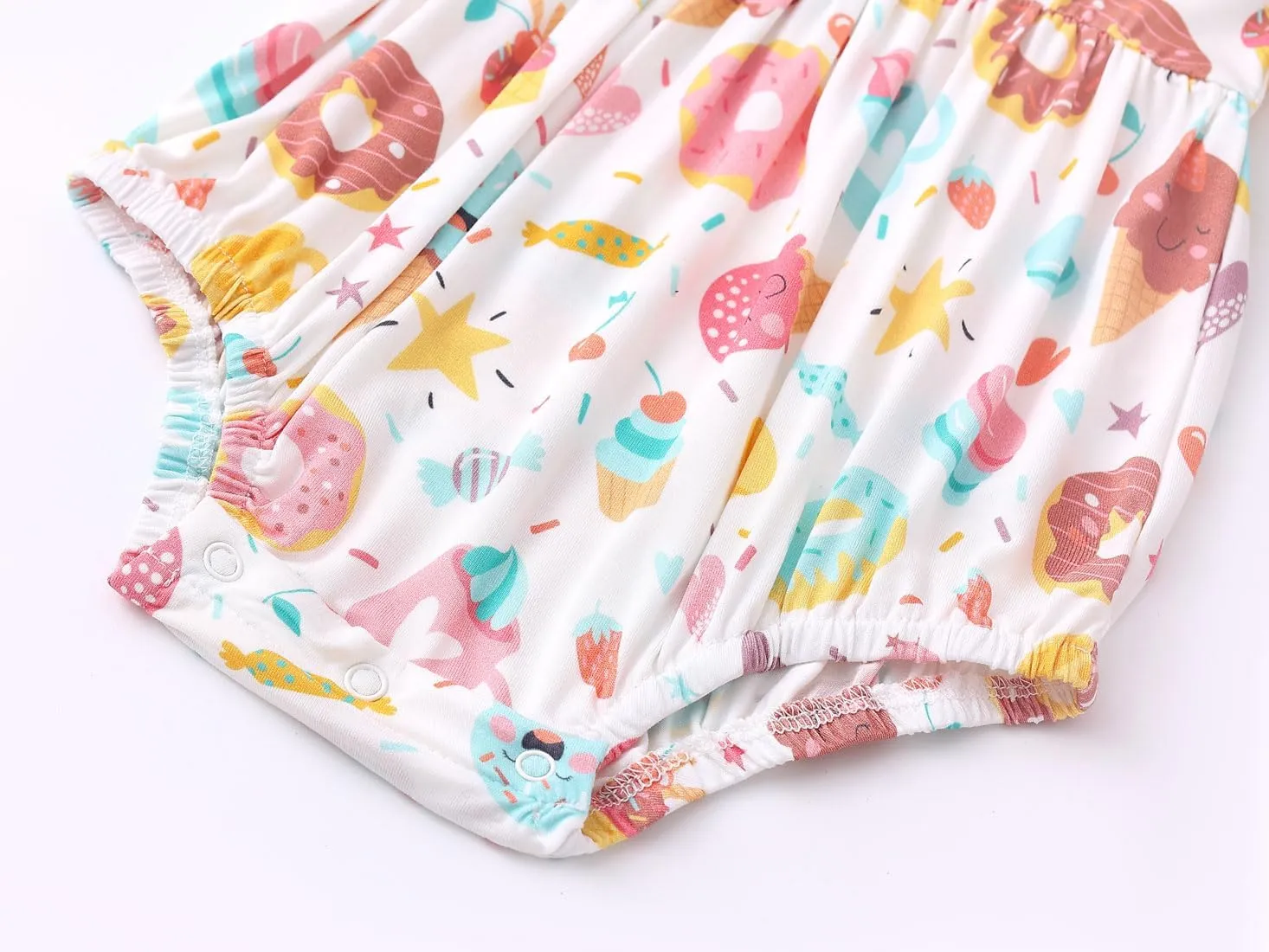 Baby Girl Romper Infant Toddler Girls One Piece Jumpsuits Bamboo Viscose Clothes