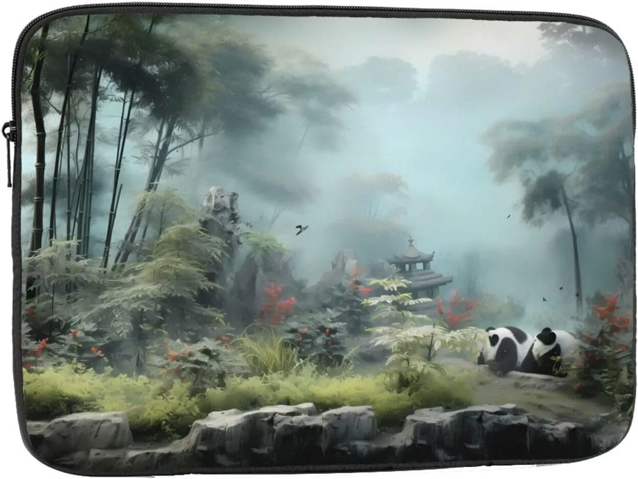 Bamboo Panda Laptop Inner Bag 13 Inch Laptop Sleeve Case For Laptop Briefcase Carrying Bag Pouch Skin Cover