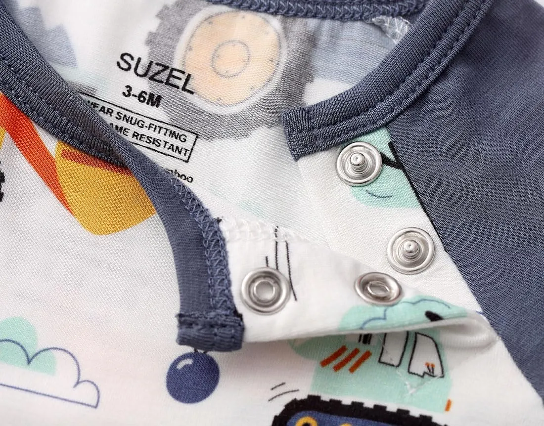 Bamboo Viscose Baby Romper - Baby Infant Boys Girls One Piece Jumpsuits Summer Playwear