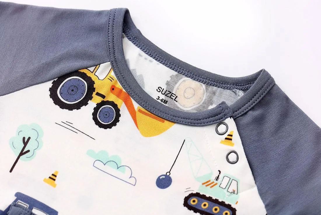 Bamboo Viscose Baby Romper - Baby Infant Boys Girls One Piece Jumpsuits Summer Playwear
