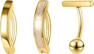 Belly Button Rings: Hypoallergenic Surgical Steel and Gold Clicker Rings