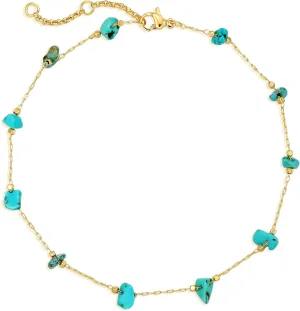 BENEIGE Gold Anklets Bracelet for Women 14K Gold Plated Beaded Anklets Bracelet Dainty Adjustable Handmade Anklets Jewelry for women