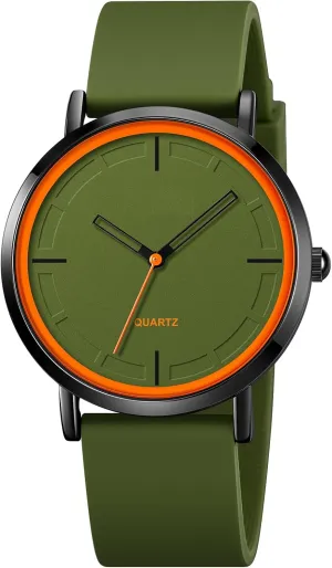 BESTKANG Fashion Simple Women Men Watches Luxury Quartz Silicone Waterproof Unisex Wrist Watches
