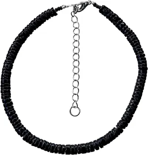BlueRica Smooth Puka Shell Anklet 10"