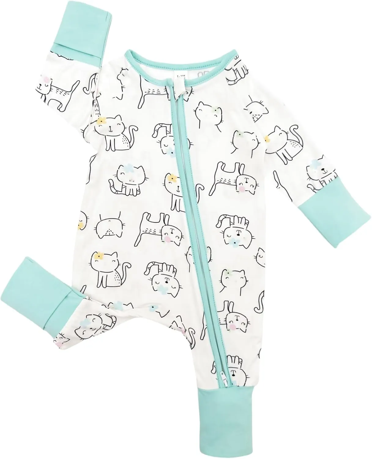 Bow Dream Baby Girl Clothing Footies Bamboo Rayon Baby Girl Clothes Baby Romper Jumpsuit Newborn-24 Months
