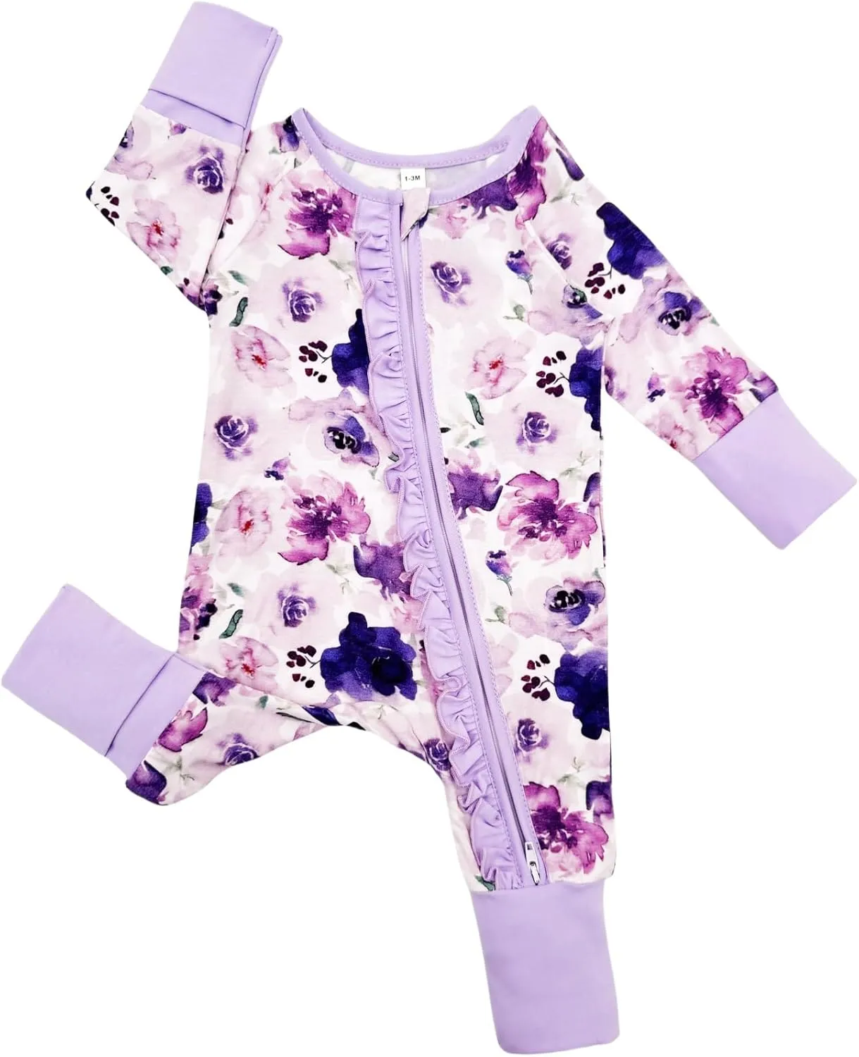Bow Dream Baby Girl Clothing Footies Bamboo Rayon Baby Girl Clothes Baby Romper Jumpsuit Newborn-24 Months