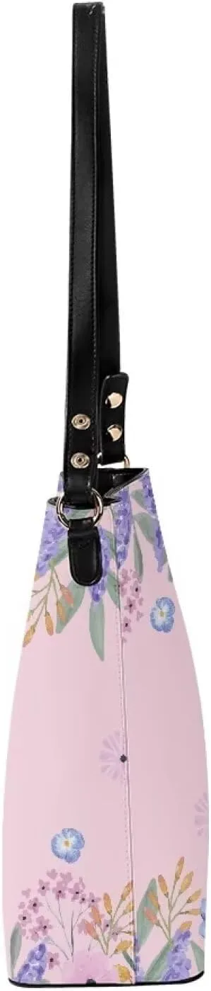 Bucket Bag for Women Leather Bucket Purse for Travel Casual Shoulder Purse for Work Shoulder Bag