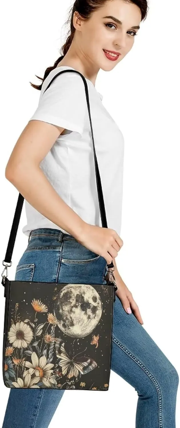 Bucket Bag for Women Leather Bucket Purse for Travel Casual Shoulder Purse for Work Shoulder Bag
