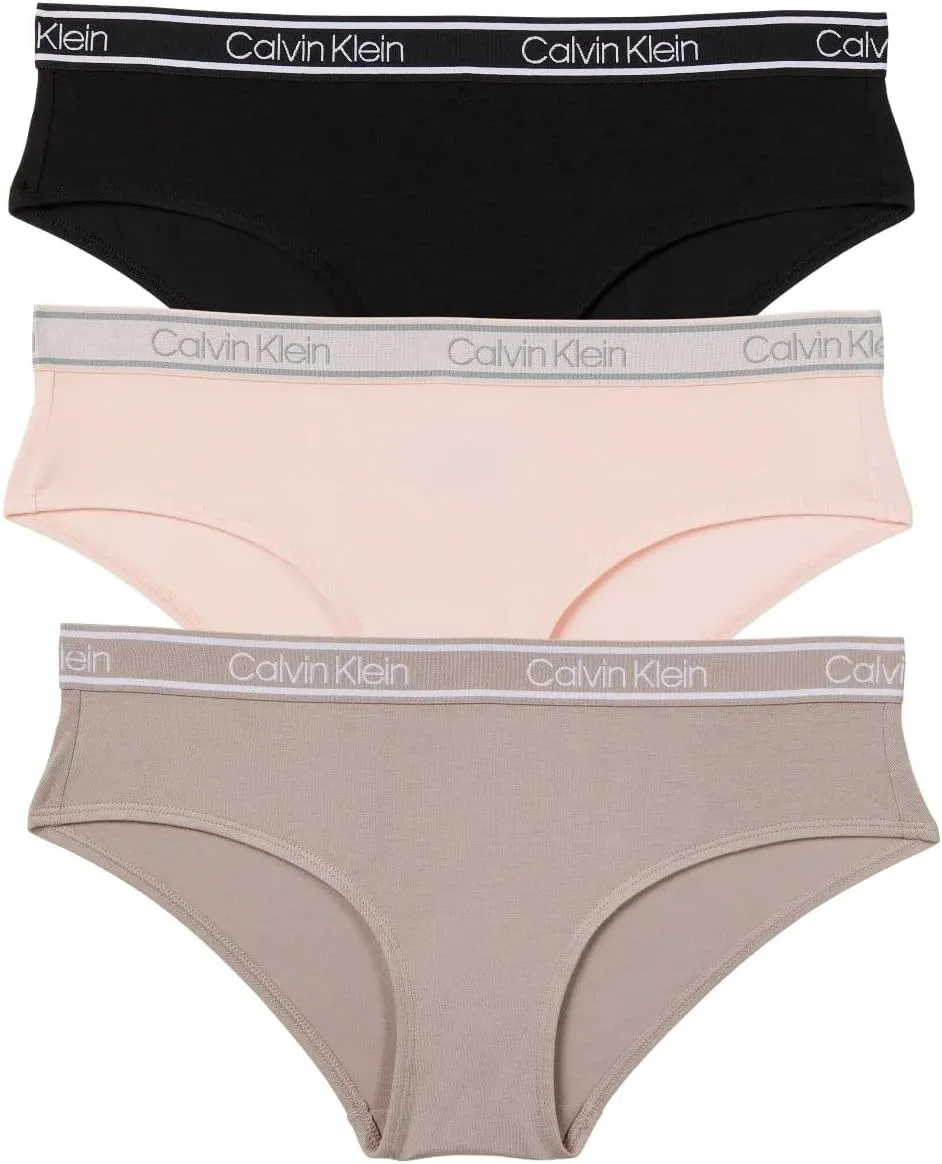 Calvin Klein Womens 3 Pack Stretch Hipster