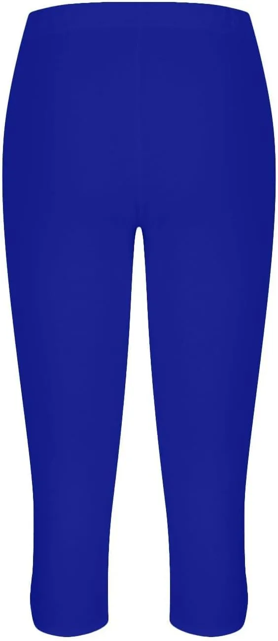 Capri Leggings for Women Casual Yoga Pants High Waisted Cropped Comfy Stretchy Workout Pants