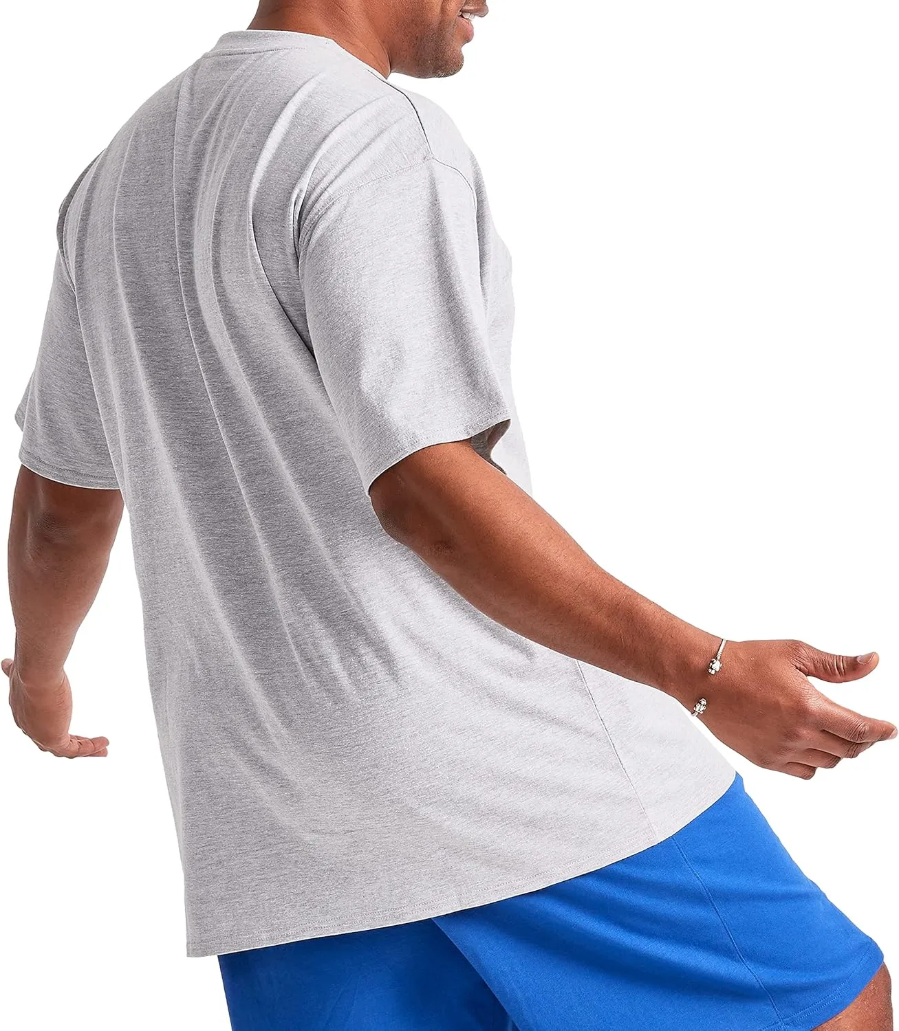 Champion Men's T-Shirt, Classic Graphic T-Shirt, Soft and Comfortable T-Shirts for Men, Script Logo (Reg. or Big & Tall)