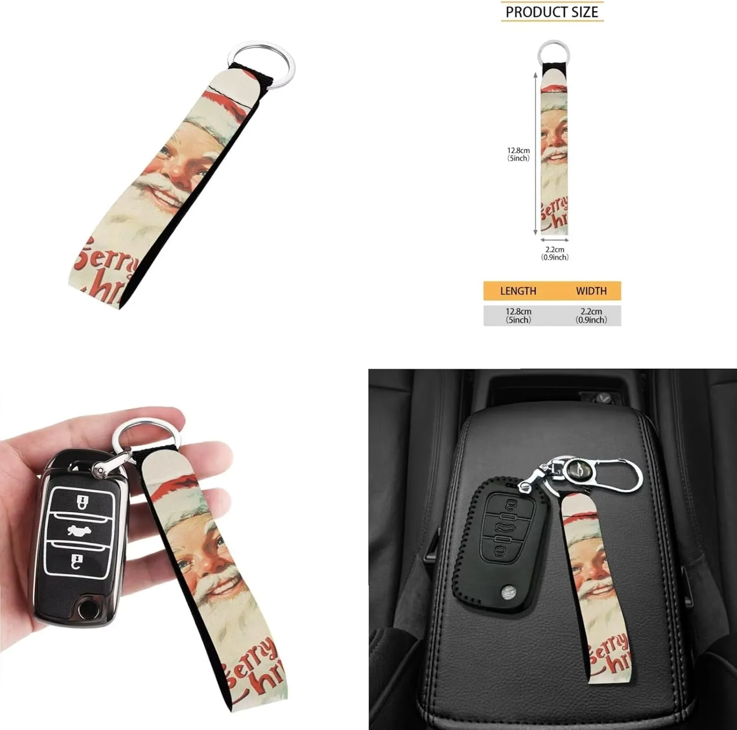 Christmas Crossbody Satchel Bags for Women Large Capacity Shoulder Tote Bag with Wallet and Keychain Set