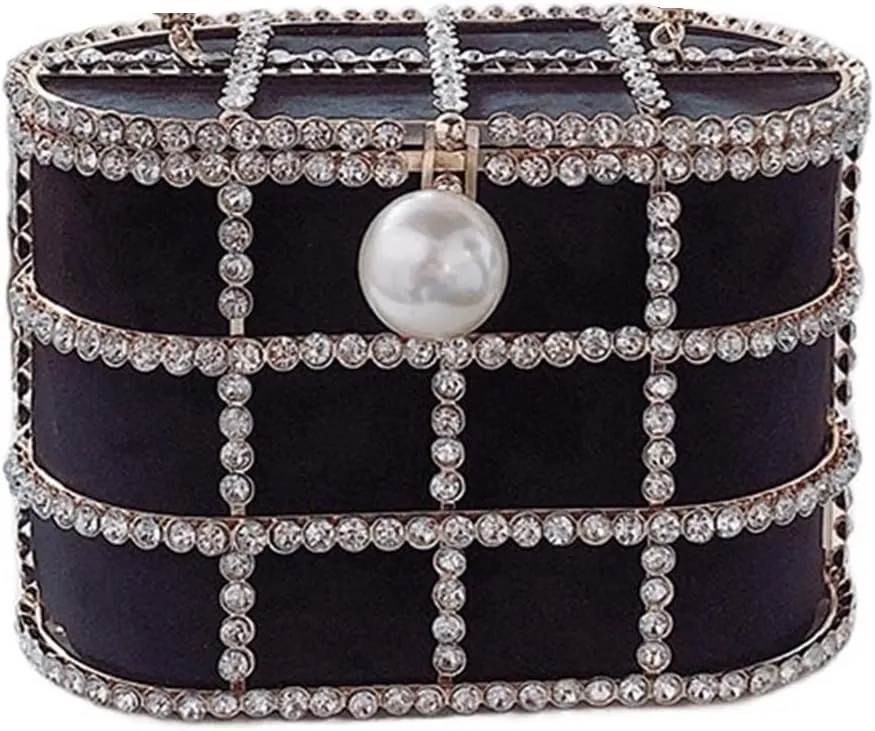 Clutch Purses for Women Elegant Hollow Out Beaded Evening Clutch Bag for Women Perfect for Weddings and Parties