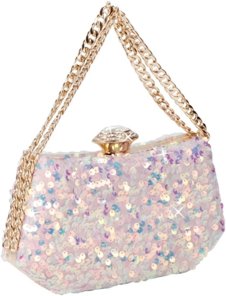 Clutch Purses for Women Luxury Beaded Sequins Clutch Evening Bag for Women Elegant Boutique Wallet for Weddings, Parties, and Proms