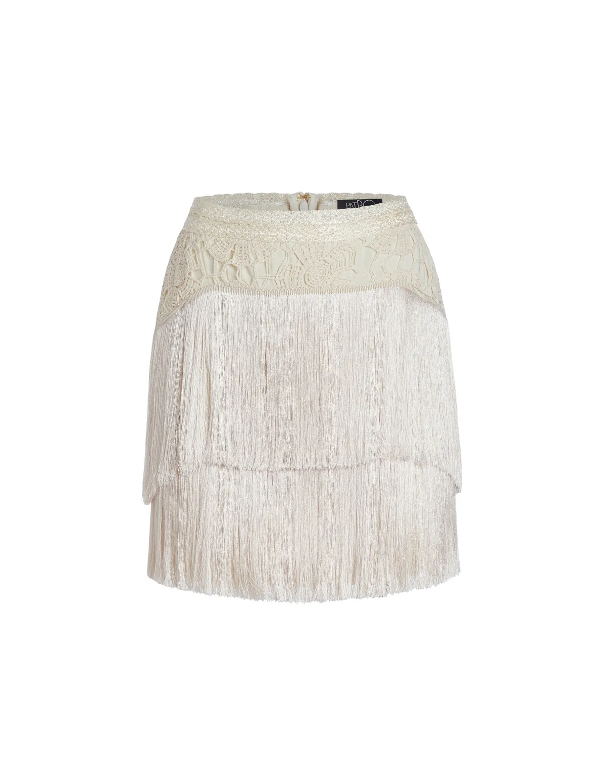 Crochet Fringe Mini Skirt