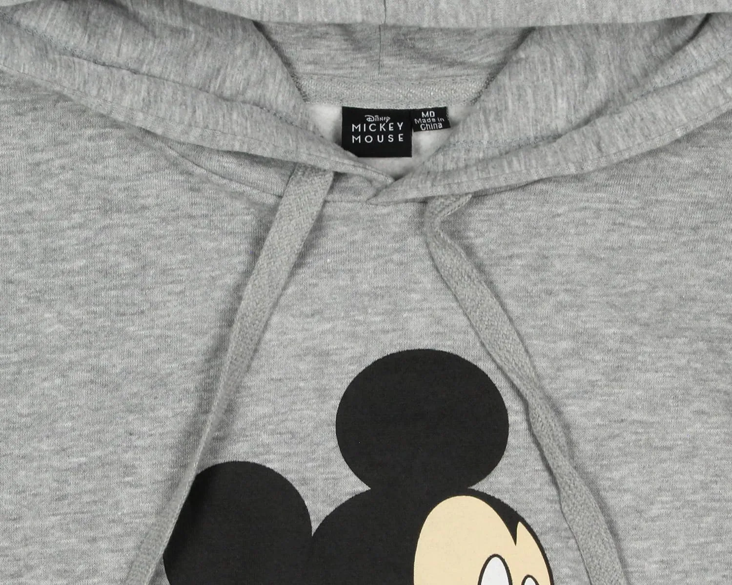 Disney Women's Mickey Mouse Classic Pose Oversized Pullover Hoodie