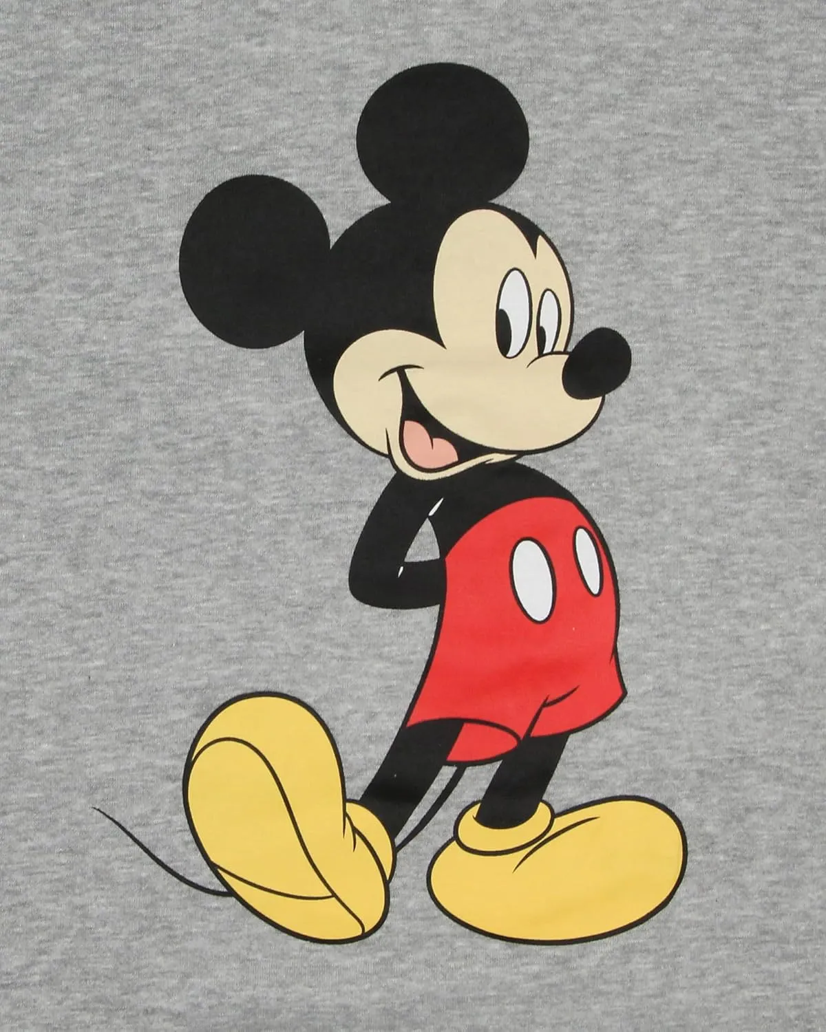 Disney Women's Mickey Mouse Classic Pose Oversized Pullover Hoodie