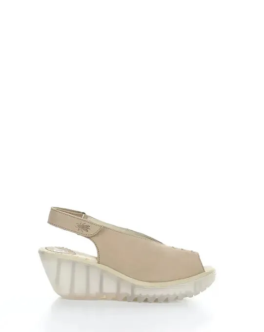 Fly London Yeay Wedge Sandal - Taupe
