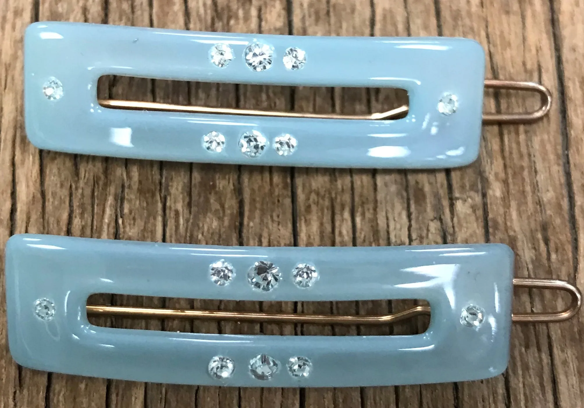 French Atelier Mini Barrettes with Swarovski Crystals