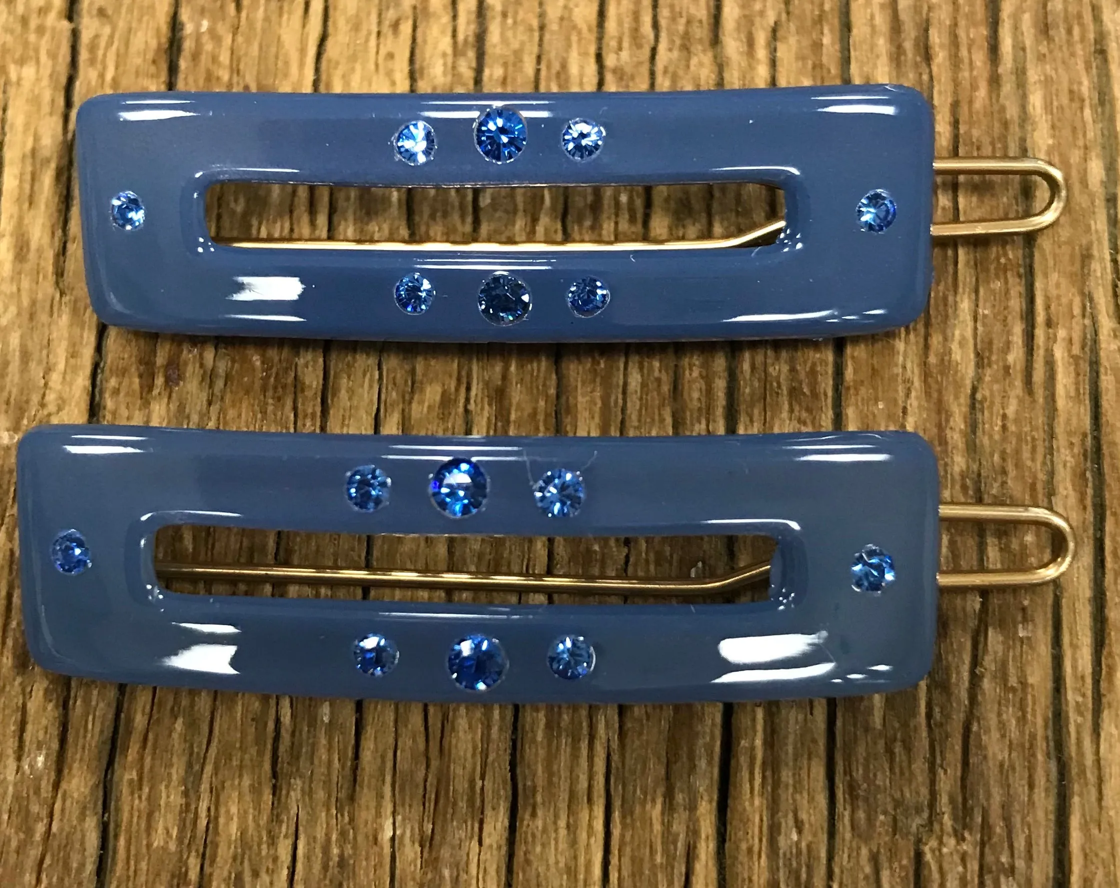 French Atelier Mini Barrettes with Swarovski Crystals