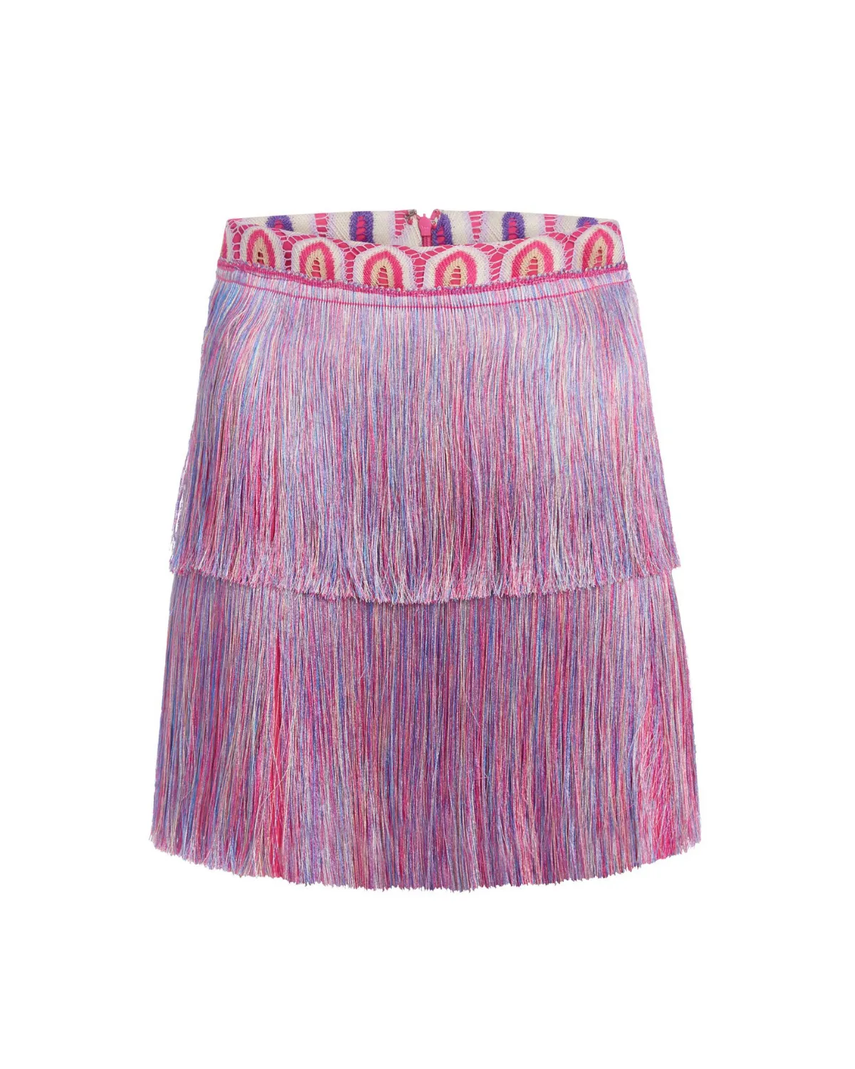 FRINGE MINI SKIRT