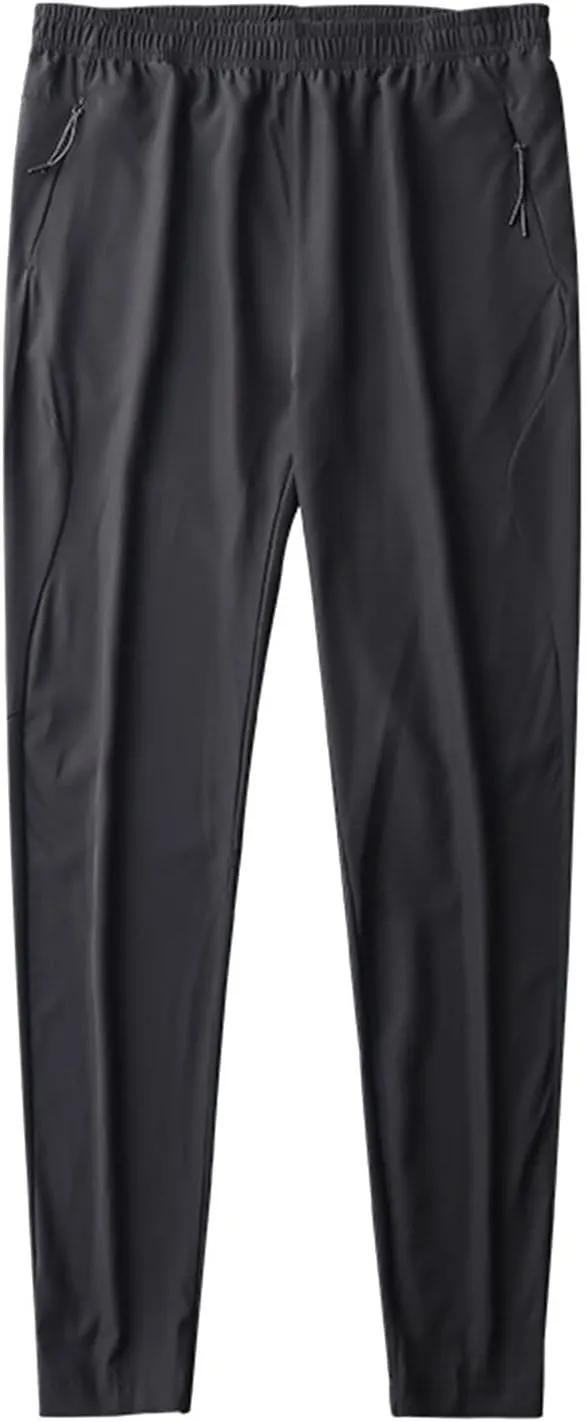 FZVYD White Slacks Mens Casual Elastic Drawstring Cargo Pants Lightweight Relaxed Fit Cotton Workout Sweatpants 2023