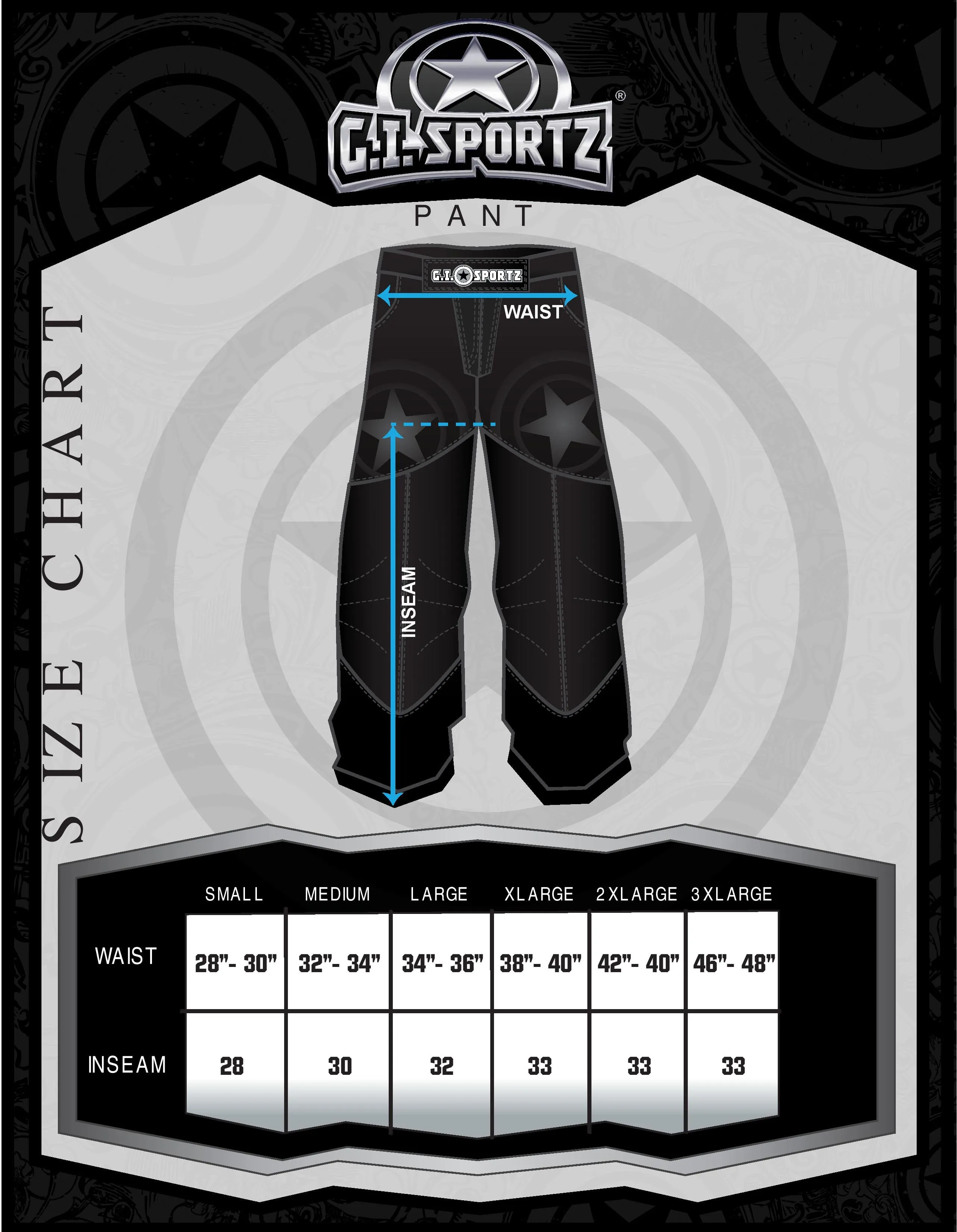 GI Sportz Glide Performance Pants Tiger Jungle - Small