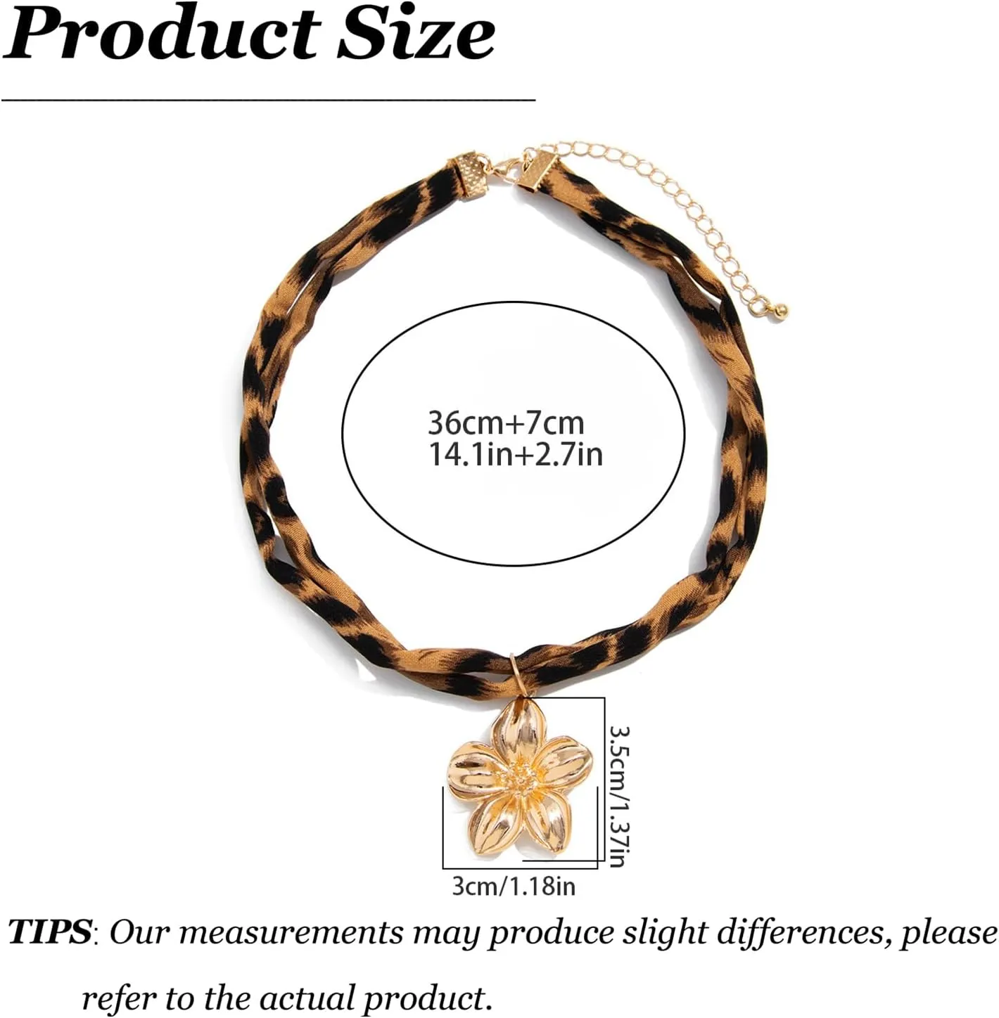 Gold Starfish Necklace Chunky Cross Heart Flower Pendants Leopard Choker Necklaces for Women Boho Beach Jewelry Gift for Women