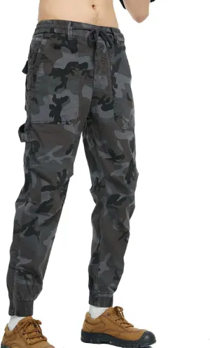 Golf Pants Men Stretch Relaxed Fit Casual Sweatpants Classic Tactical Pants Multi Pockets Twill Sport Hiking Pants