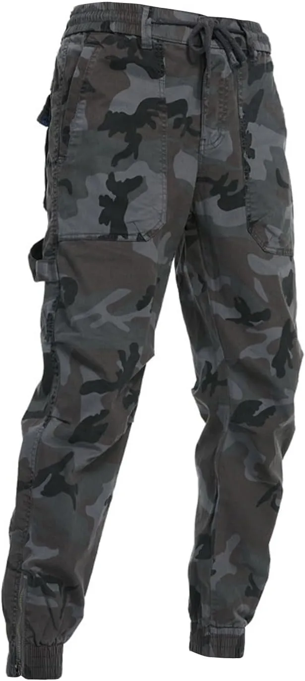 Golf Pants Men Stretch Relaxed Fit Casual Sweatpants Classic Tactical Pants Multi Pockets Twill Sport Hiking Pants