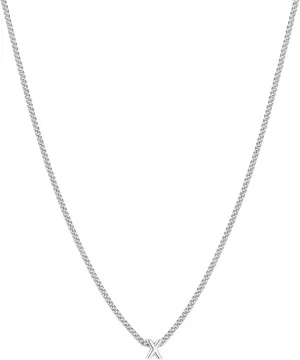 gorjana - Wilder Mini Alphabet Necklace - 18k Gold-Plated or Silver-Plated Brass - Personalized Initial Charm - Secure Closure, Adjustable Length - Timeless Elegance