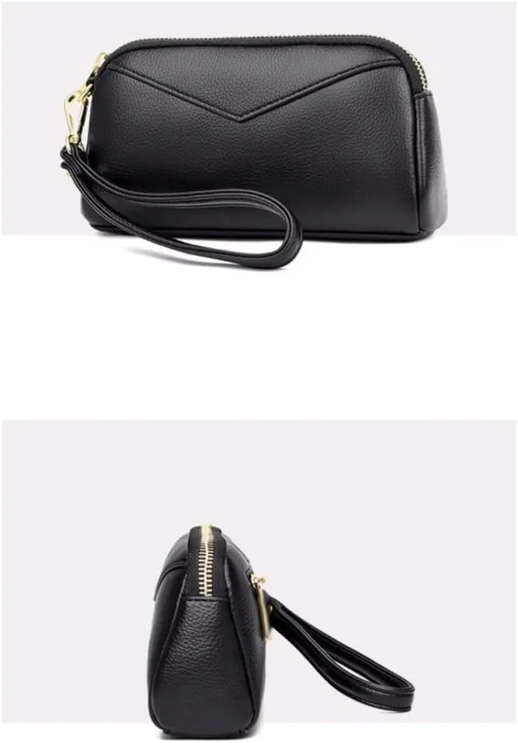 Handbags Women's Wallets Coin Purses Pouches Genuine Leather Evening Bags Money Organizers Bags Card Cases(Green)