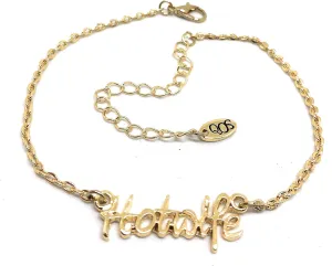 Hotwife Chain Anklets in Black, Silver and Gold - Queen of Spades - Cuckoldress - Mistress