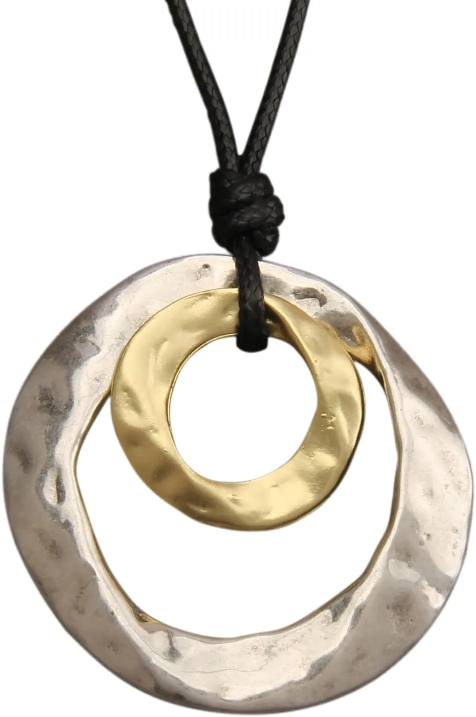 Jeilwiy Leather Necklace For Women Funky Necklace Choker String Cord Necklace with Pendant Boho Style Jewelry