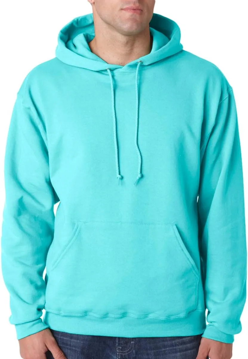 Jerzees 8 oz. NuBlend 50/50 Pullover Hood, Scuba Blue - Small