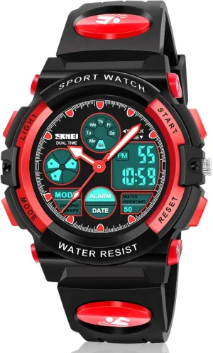 Kids Digital Watches, LED Waterproof Sports Watches for Kids- Best Gifts for Boys