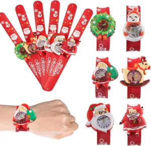 Kids Watches for Girls, Slap Wrist Watch Kids Analog Watches for Stocking Stuffers, Waterproof Silicone Children Wrist Watches Birthday Christmas Gift for Over 3 Years