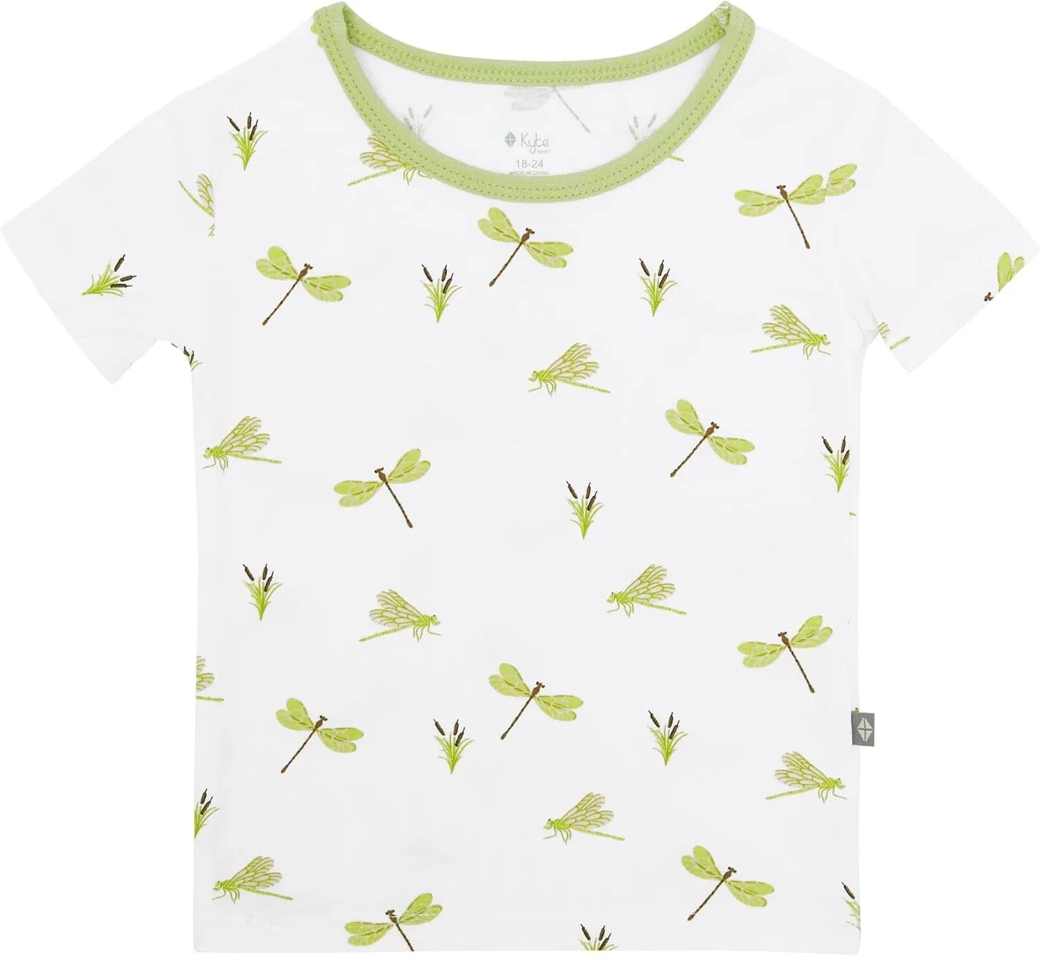 KYTE BABY Toddler Short Sleeve Pajama Set - Pjs for Toddlers Made of Soft Rayon Made From Bamboo Material