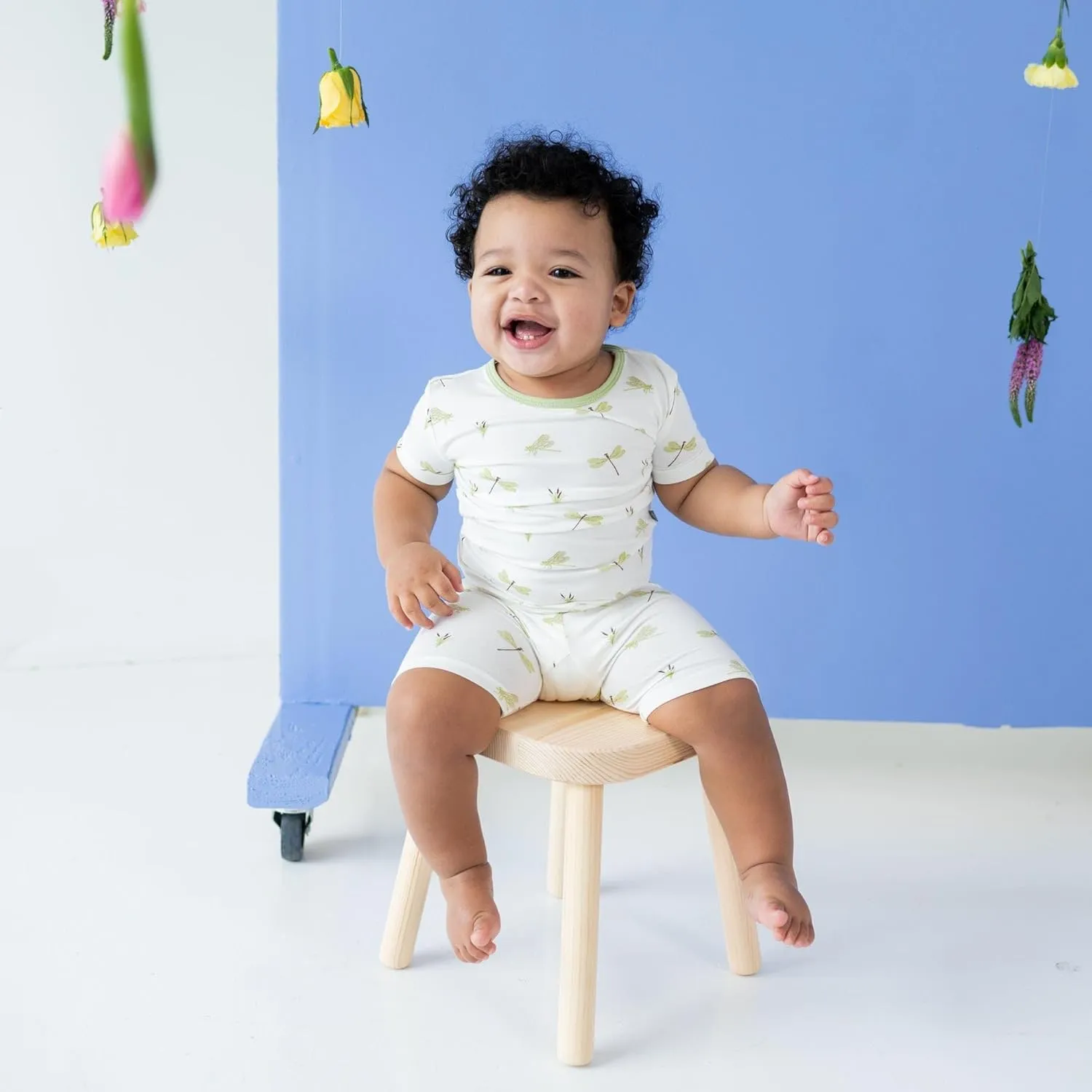 KYTE BABY Toddler Short Sleeve Pajama Set - Pjs for Toddlers Made of Soft Rayon Made From Bamboo Material