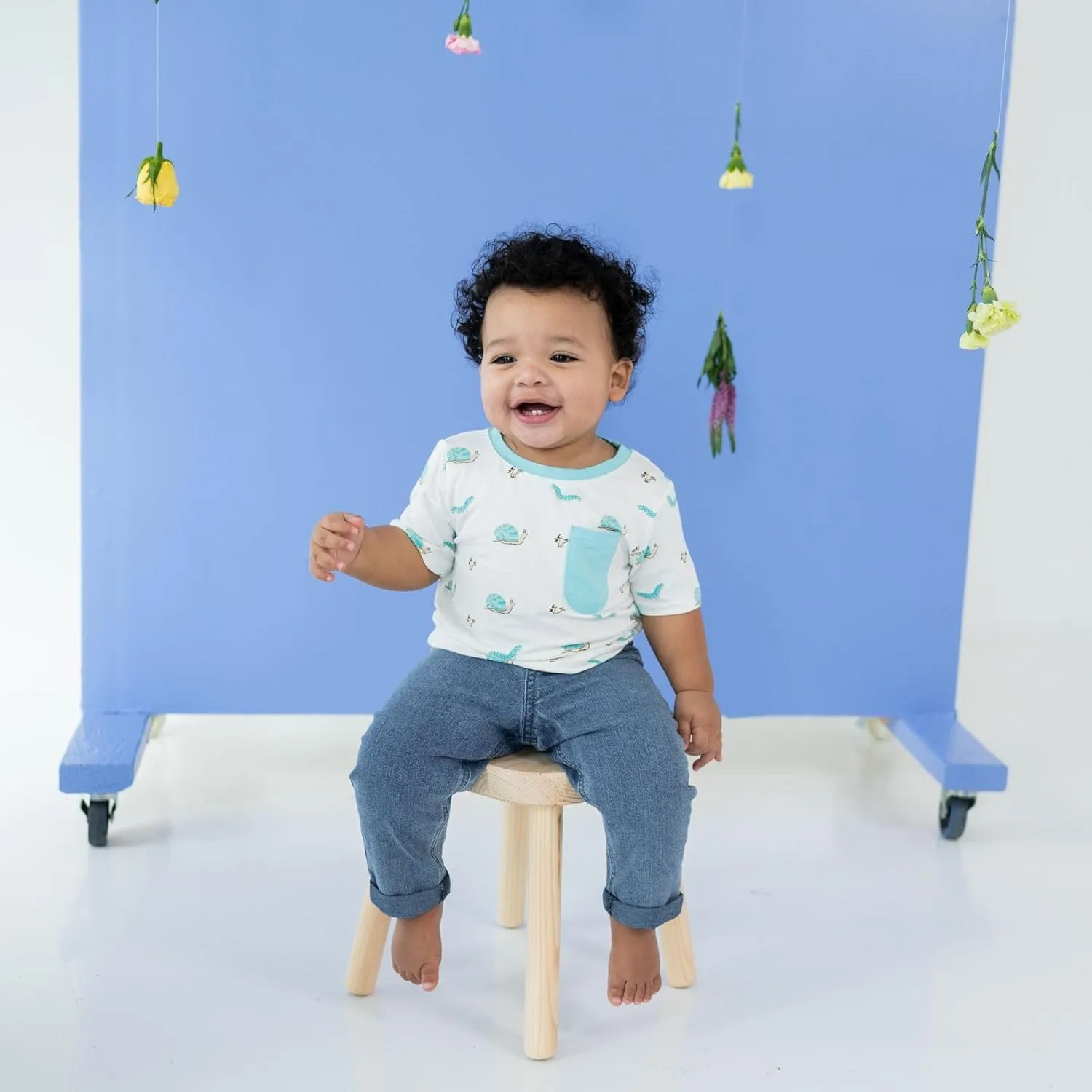 KYTE BABY Unisex Rayon Made from Bamboo Toddler Tee
