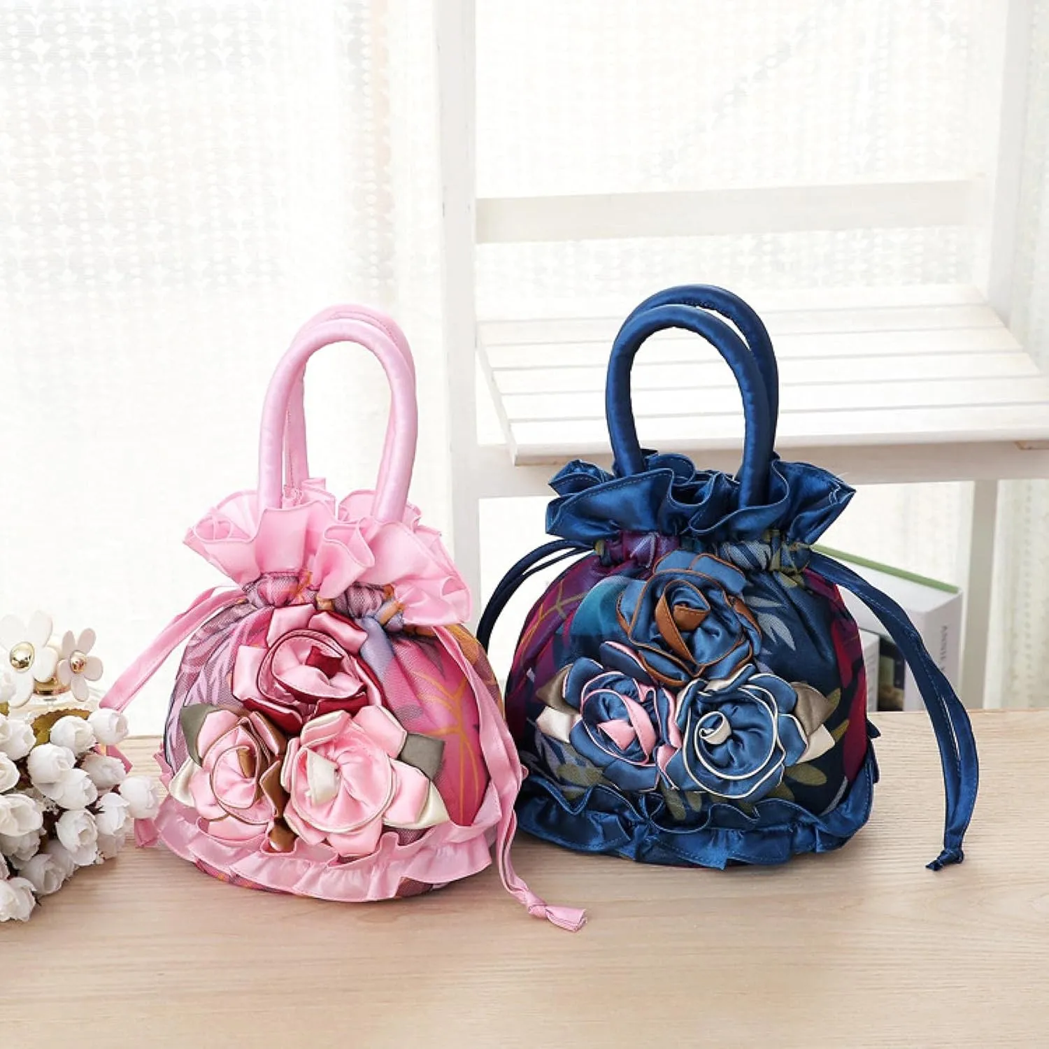 Lace bucket bag, mobile phone bag, women's handbag, coin purse, key case