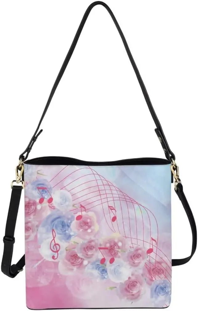 Leather Shoulder Bag for Women Large Tote Bags Casual Tote Hobo Handbag Travel Shopping Shoulder Crossbody Bag