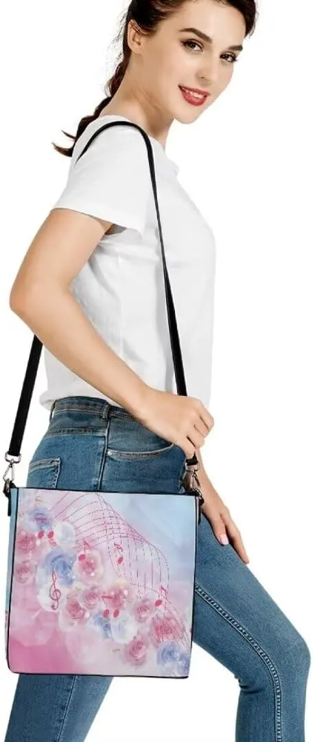 Leather Shoulder Bag for Women Large Tote Bags Casual Tote Hobo Handbag Travel Shopping Shoulder Crossbody Bag