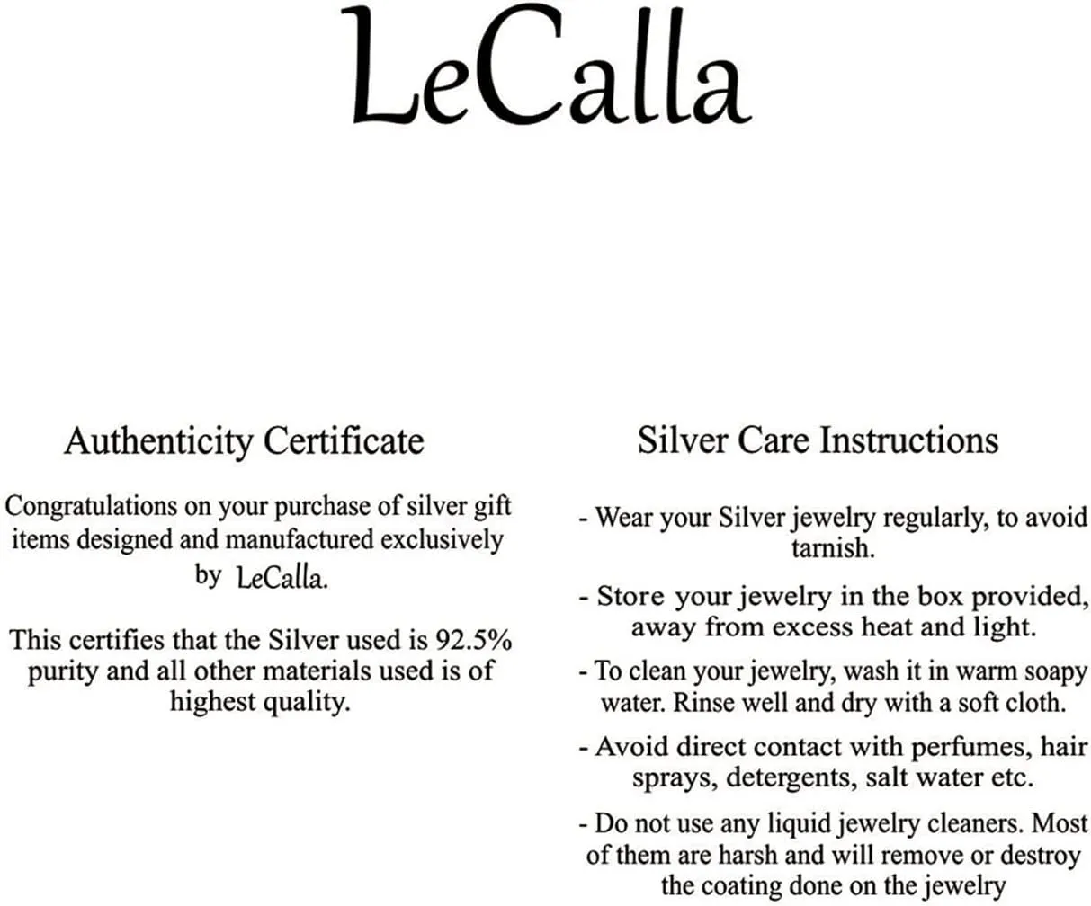 LeCalla 925 Sterling Silver CZ Station Bracelet Lightweight Classic Italian Pearl Zirconia Bracelet for Women Mom Grandma Sisters