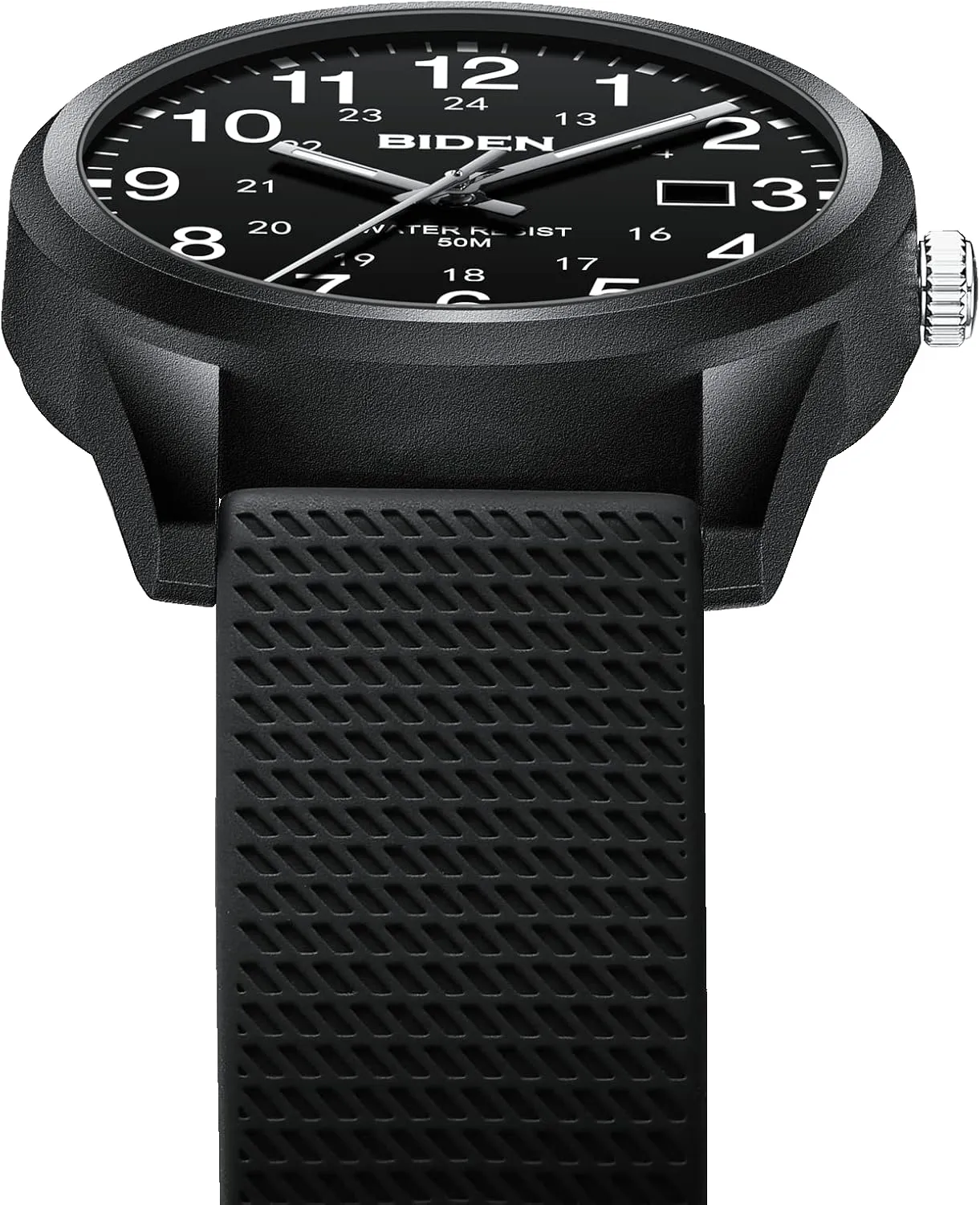 LN LENQIN Mens Watches Analog Quartz Sports Unisex 30M Waterproof Nurse Watch for Men Women Medical Professionals Military Time with Second Hand Glowing Easy to Read Dial