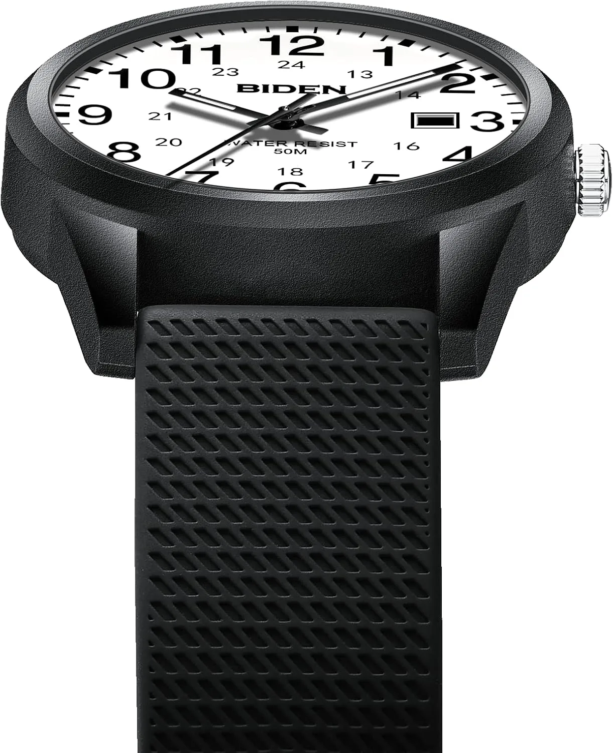 LN LENQIN Mens Watches Analog Quartz Sports Unisex 30M Waterproof Nurse Watch for Men Women Medical Professionals Military Time with Second Hand Glowing Easy to Read Dial