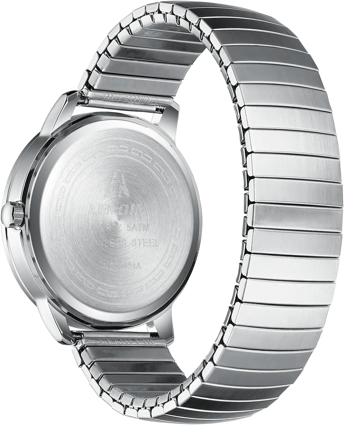 LN LENQIN Mens Watches Easy Read Analog Quartz Sport Waterproof Watch for Men with 38mm Stainless Steel Expansion Band and Glow Dial