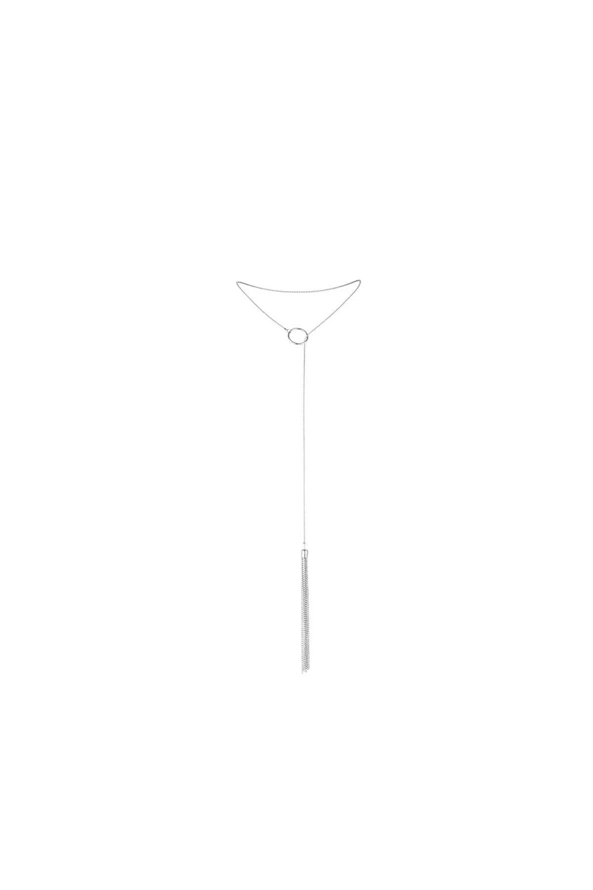 Magnifique Tickler Pendant Chain  Silver